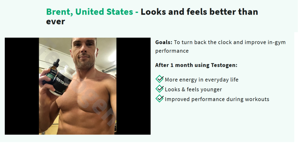 Brent, US Testogen Testimonial