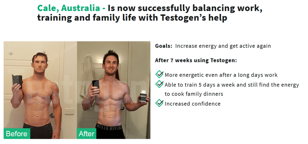 Testogen Testimonial Reviews