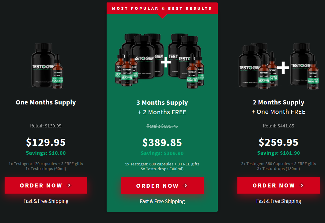 Testogen Combo Harga Australia